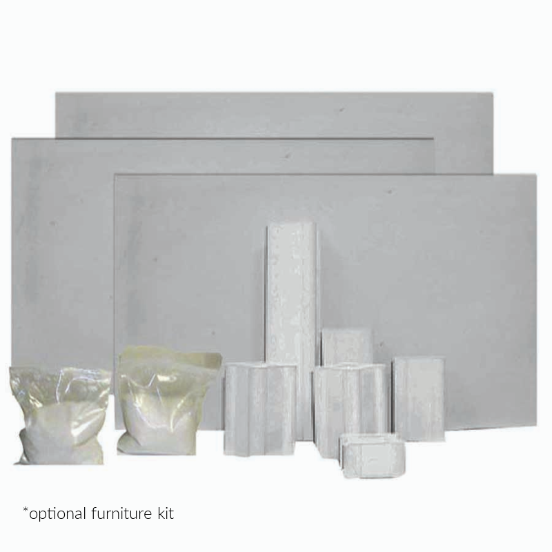 Olympic Kilns FL8-12E Furniture Kit Option